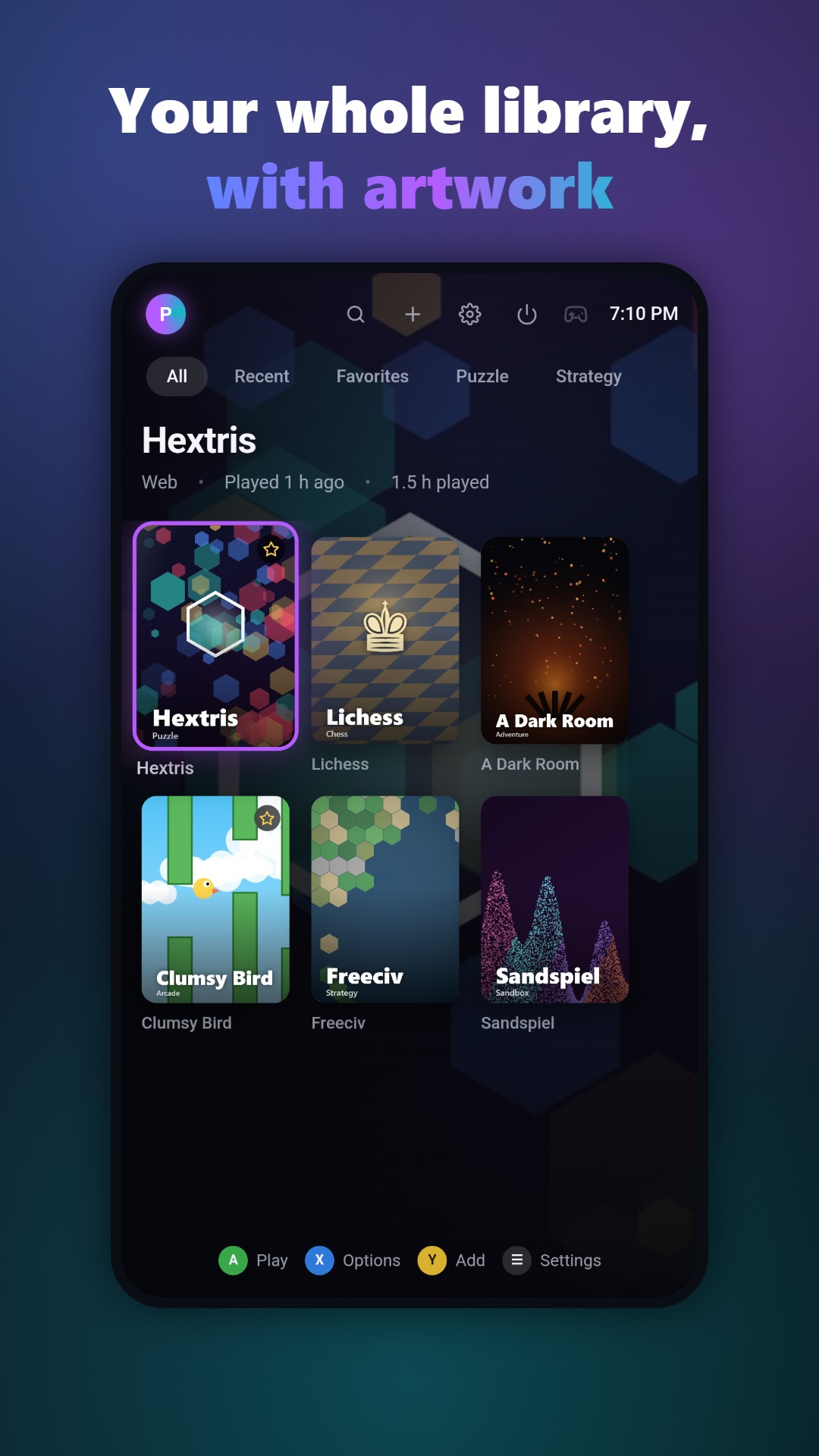 SofaBox phone screenshot